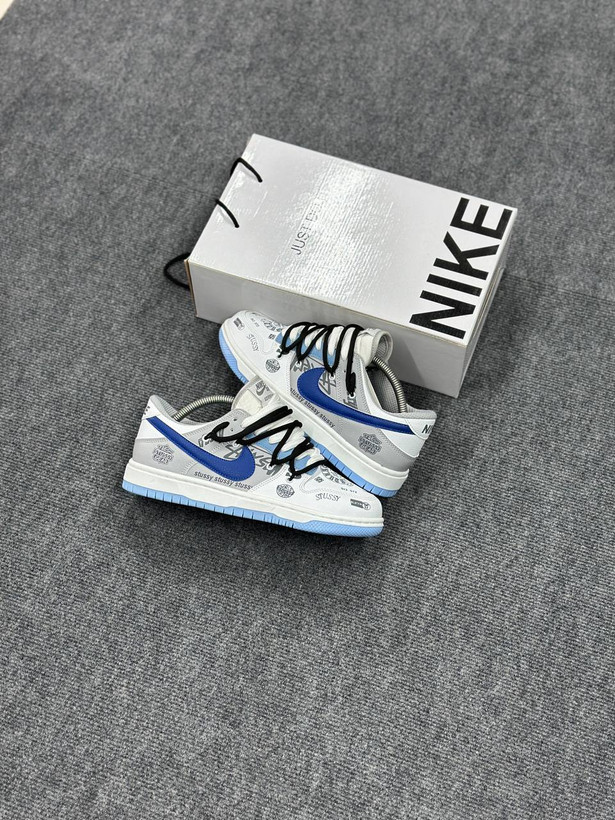 خرید کفش Nike SB Dunk طوسی آبی