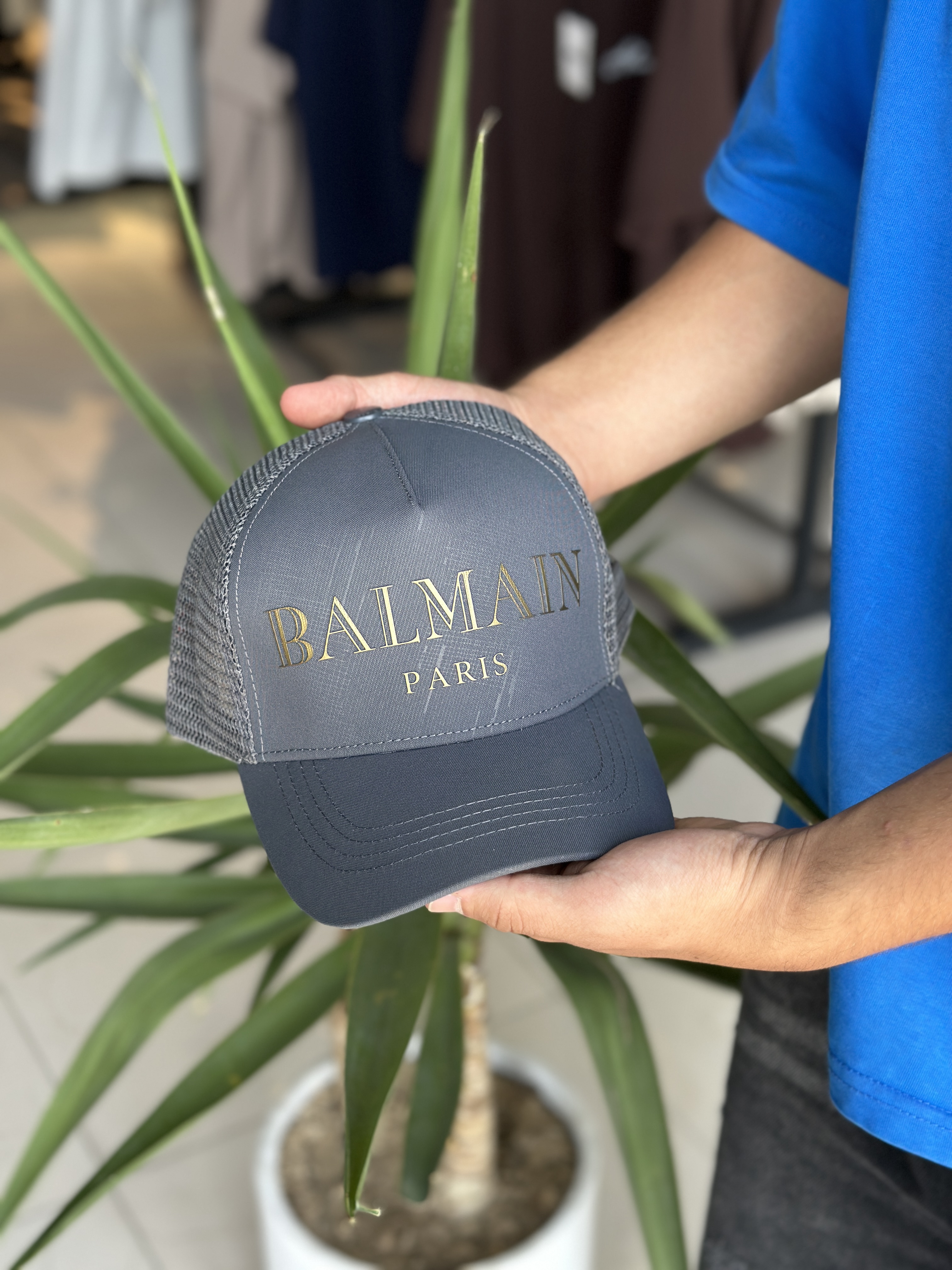 کلاه وارداتی balmain باکیفیت ،پشت توری ،خنک