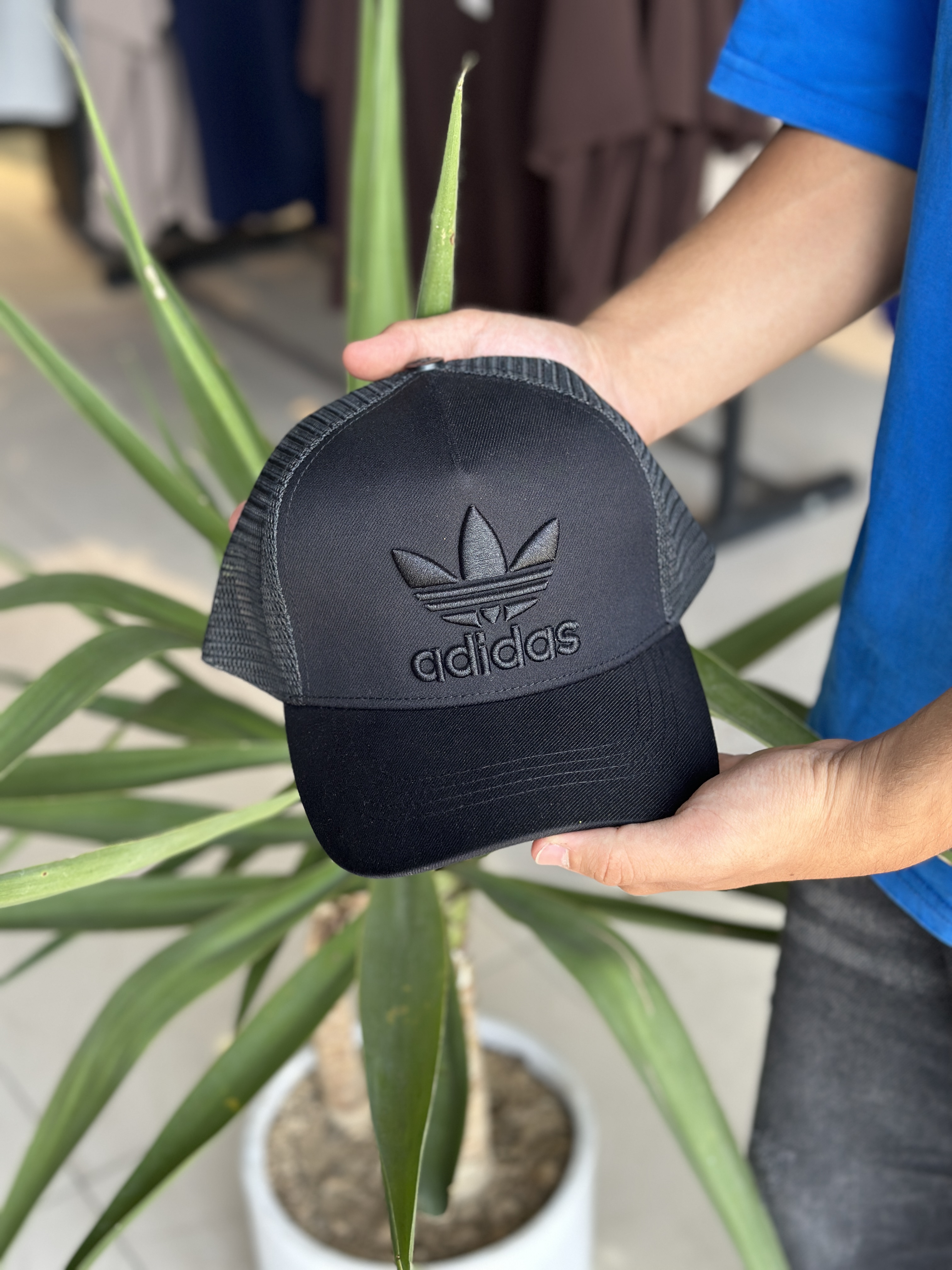 کلاه وارداتی adidas مشکی باکیفیت و خوش کُپ